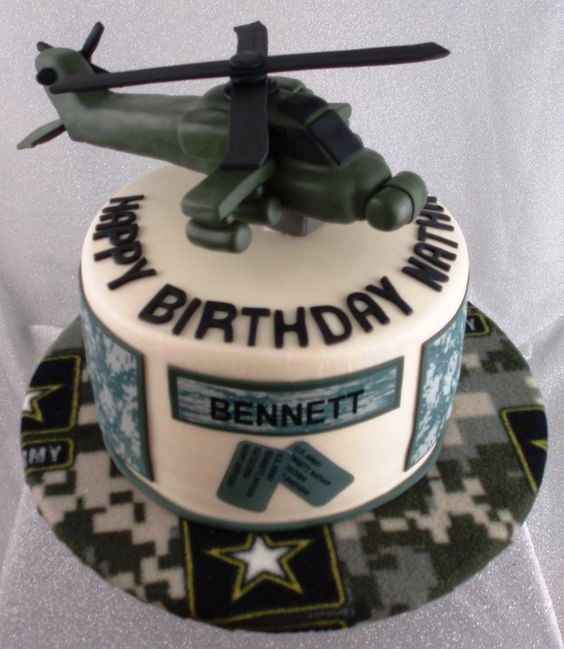 Helicopter On Cake