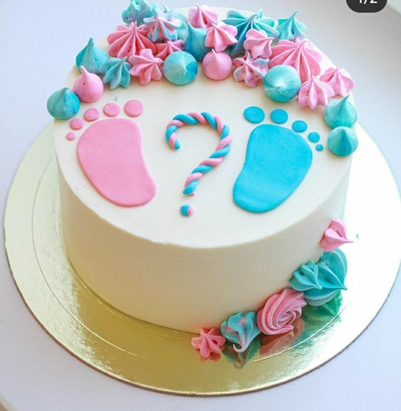 Foot Step With Question Mark Cake