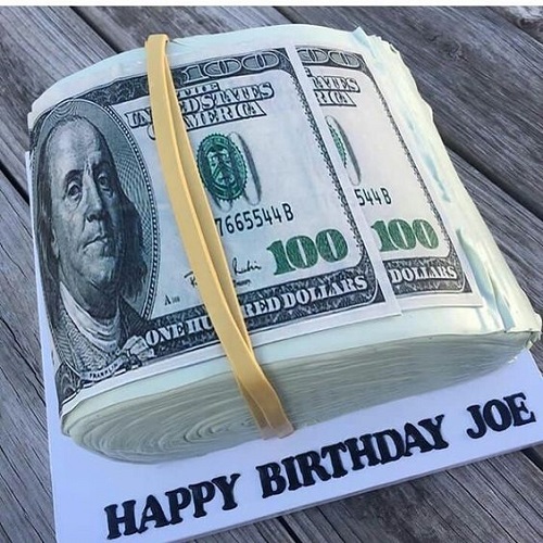 Cake of Copy of 100 Dollar 