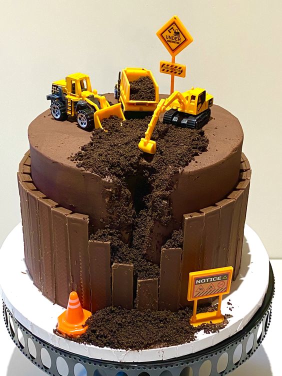 Cranes Digging the Cake