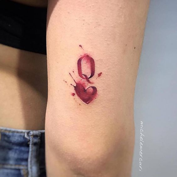 Heart Tattoo in Arm