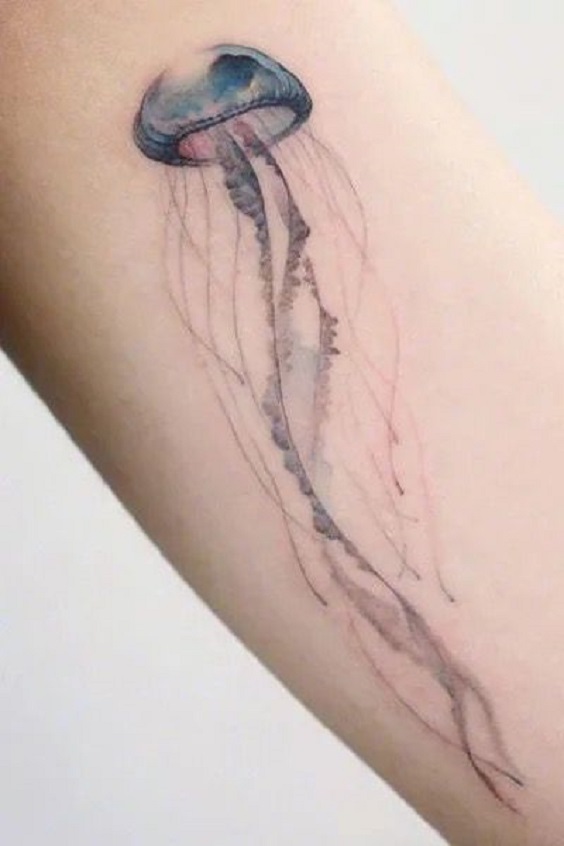 Jellyfish Tattoo in Arm