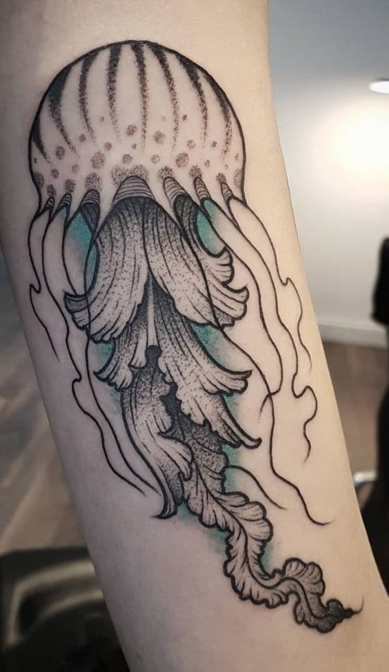 Jellyfish Tattoo in Arm
