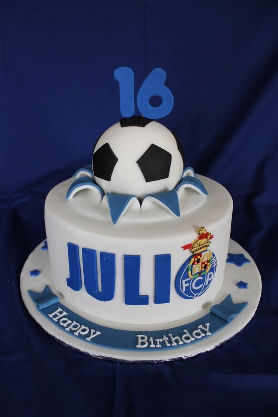 Cake With Football on it